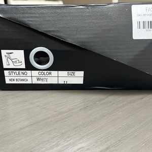 Fashionova white clear heels